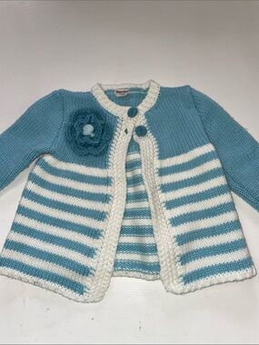 Huggalugs crocheted cardigan 18-24 months